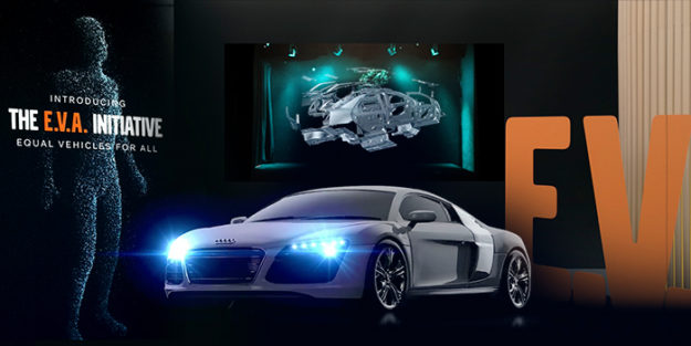 ologrammi 3D nel settore automobilistico