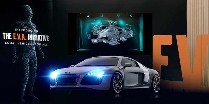 ologrammi 3D nel settore automobilistico