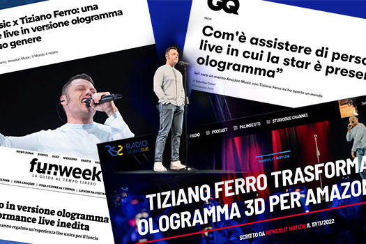 Tiziano Ferro ologramma
