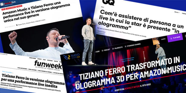 Tiziano Ferro ologramma